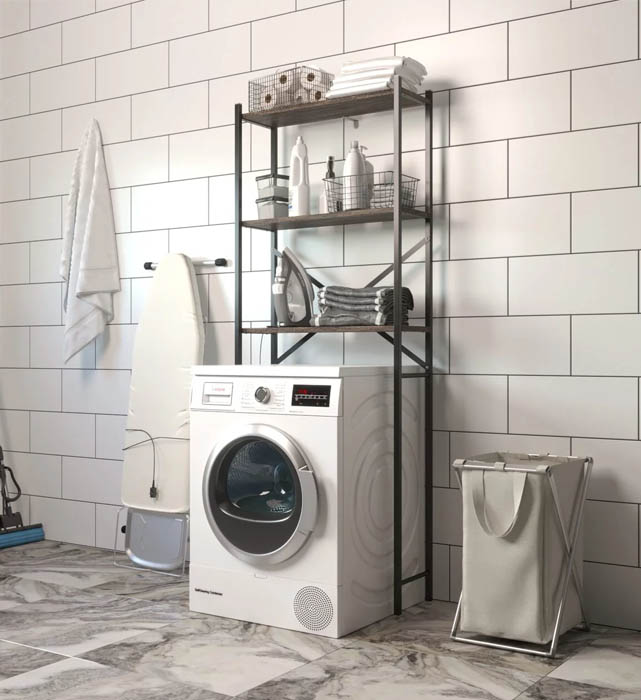 Стеллаж GUTTA для ванной комнаты 180х69х25 см.